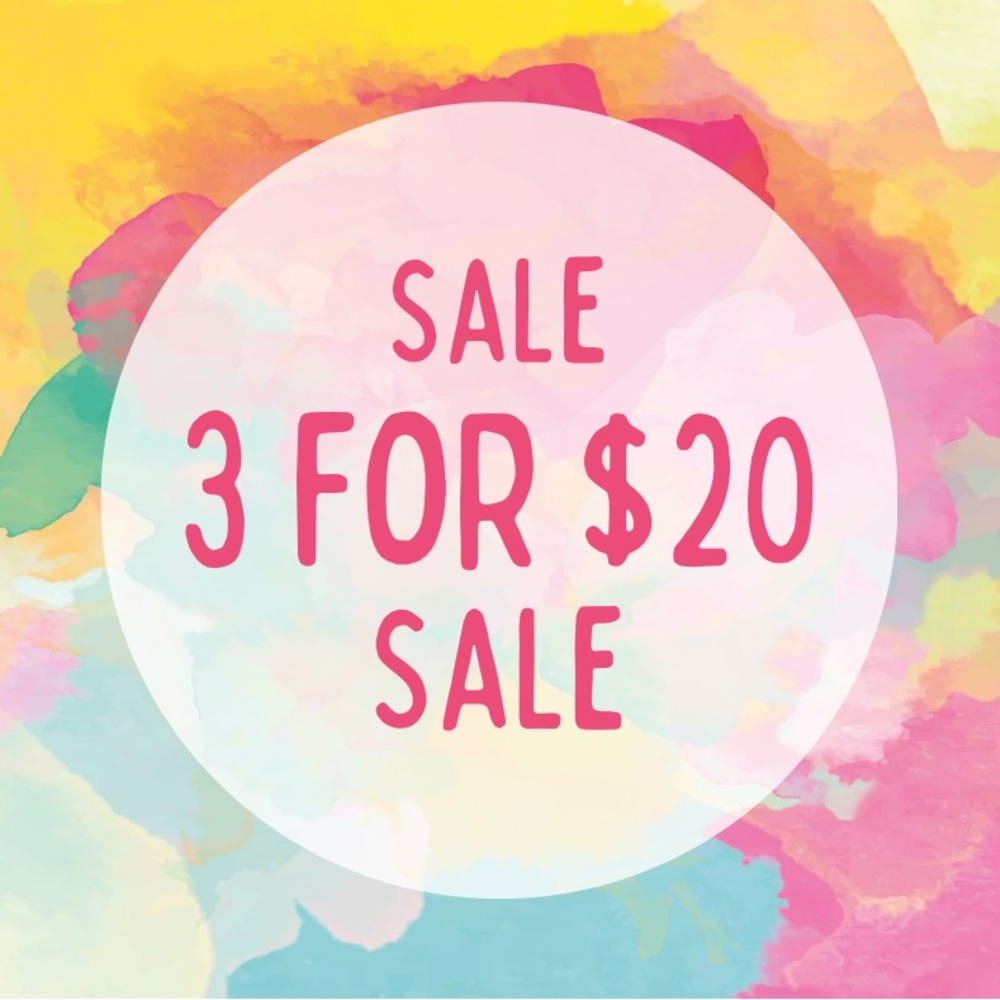3 items for $20❣️❣️❣️ SALE  ❣️❣️❣️